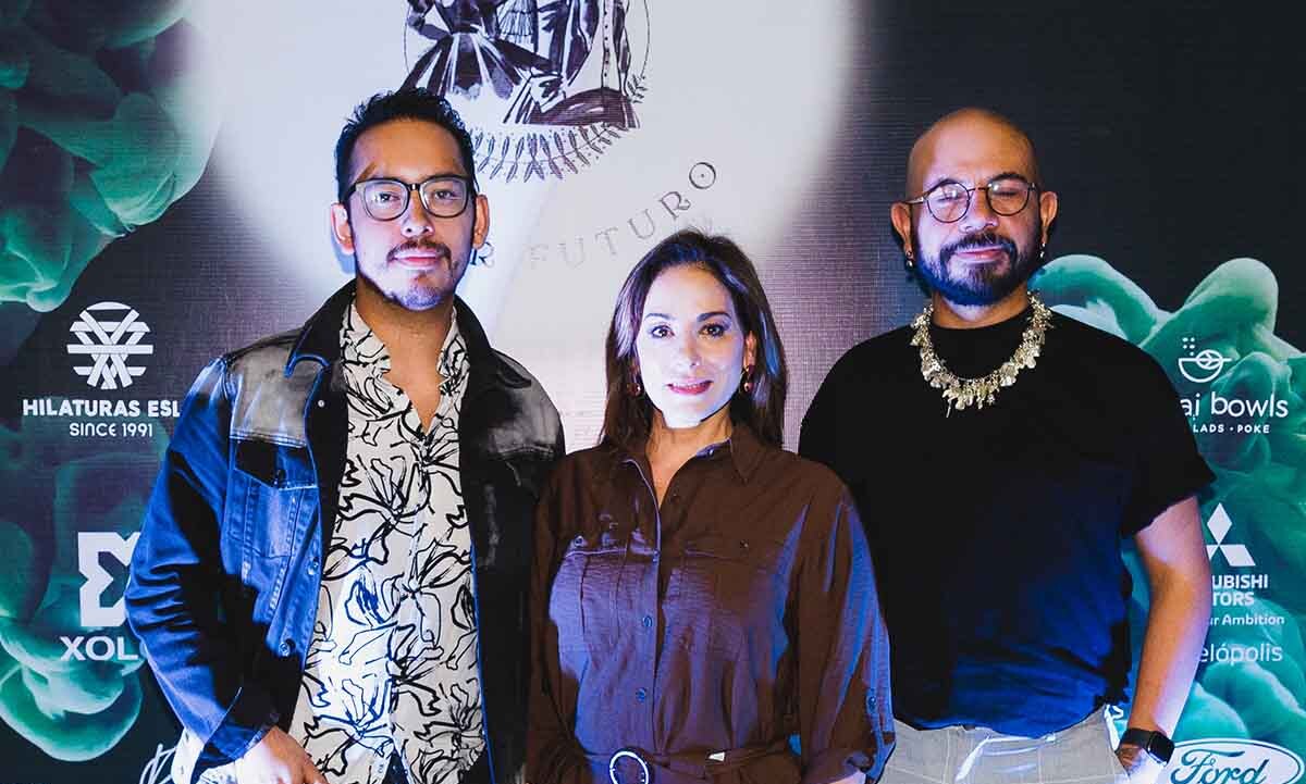 Max Pureco, Jessica Miguel y Héctor Serna