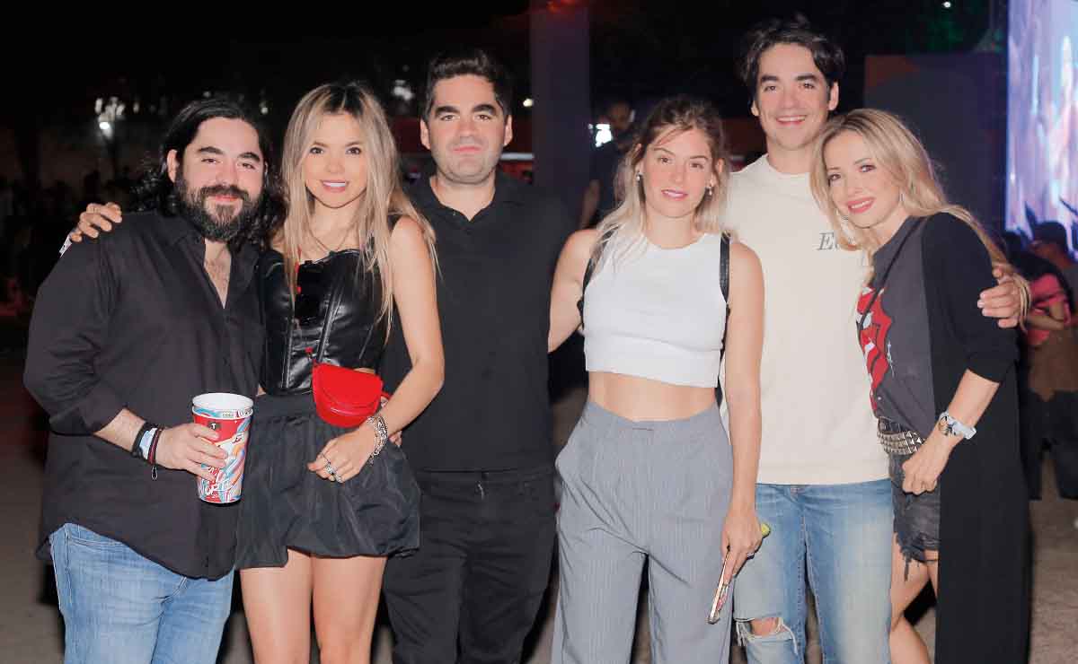 Andrés Martínez, Vale Meade, Adrián Martínez, Cristy Martínez, David Martínez y Katya Garza  / Fotos: Daniel Saldívar
