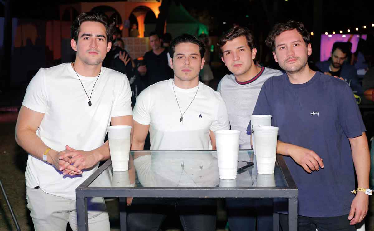 Mauricio Jaime, Marcelo Montemayor, José Pablo Casado y Andrés Jaime / Fotos: Daniel Saldívar