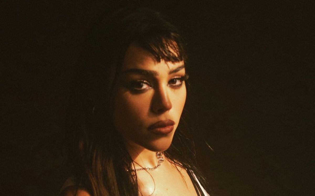 Danna Paola brilló al conocer a Katy Perry con top de crochet (Instagram)