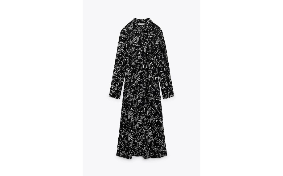 Mariana Rodríguez reinventa vestido camisero de Zara: ¿cuánto cuesta? (Zara)