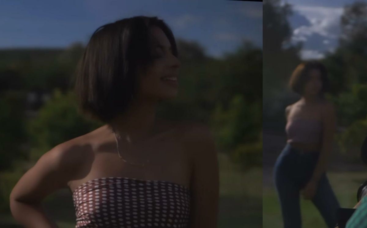Ángela Aguilar triunfa al llevar arriesgado tube top y jeans aesthetic