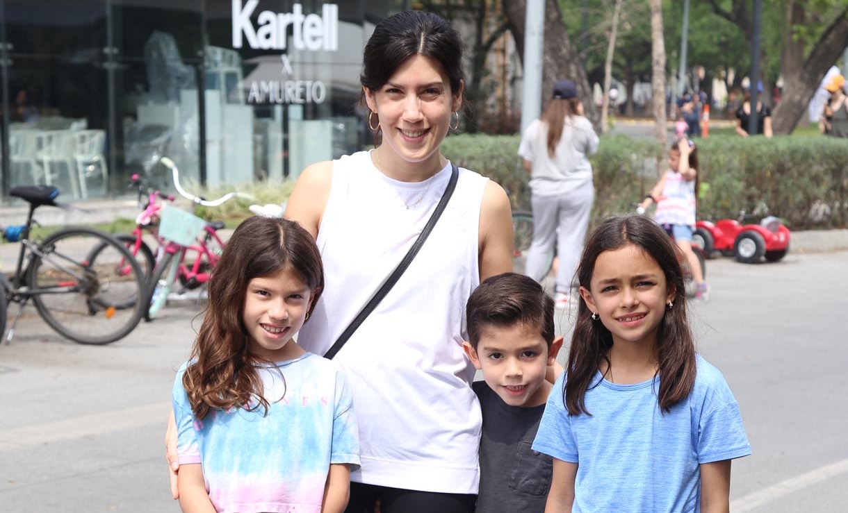 Victoria Villarreal, Brenda Villanueva, German Villarreal y Mónica Dabdoub