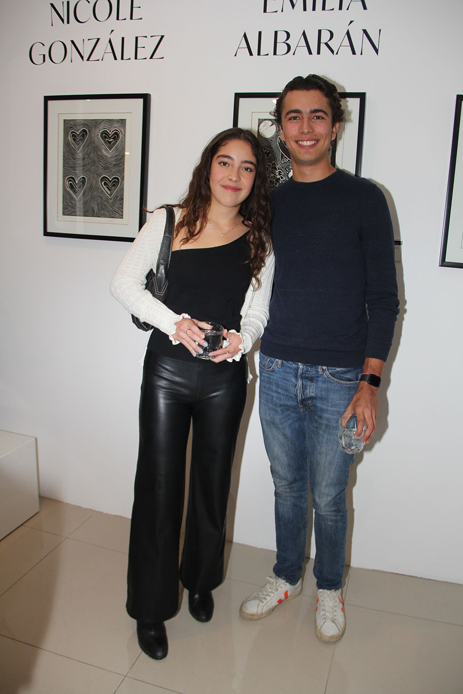 Andrea de Aguinaga y Eugenio Arriaga