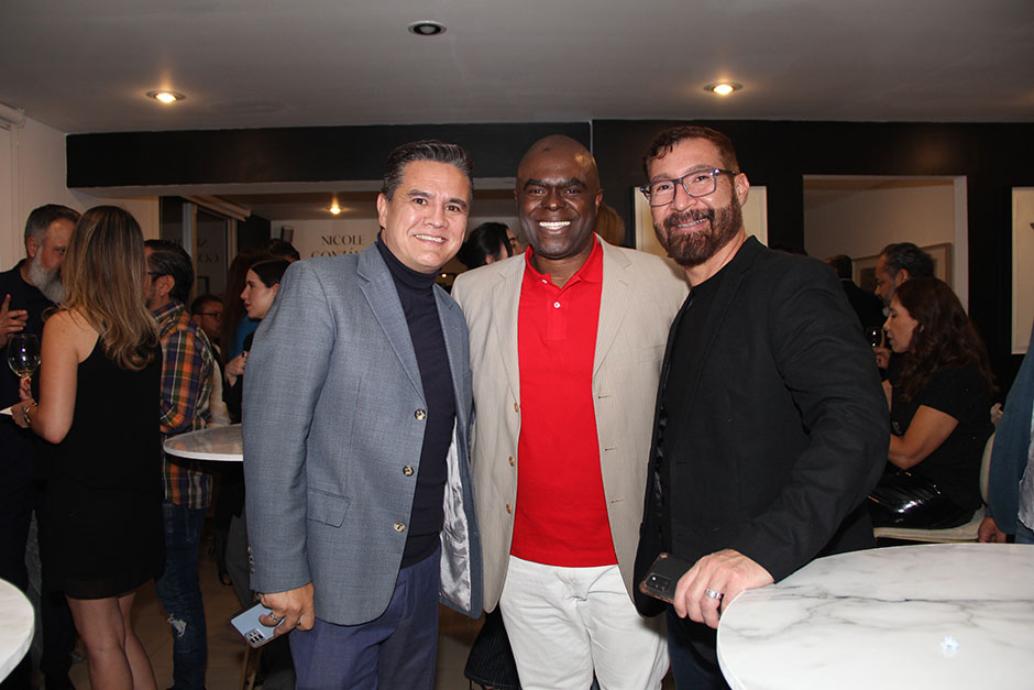 Francisco Anaya, Nesly Mombrun y Gabriel Oseguera.