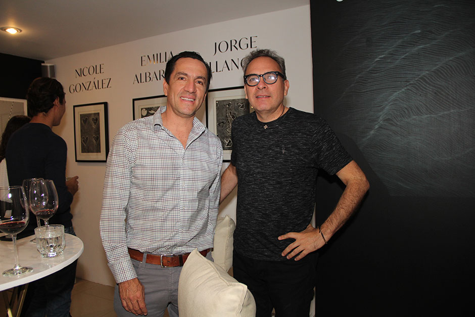 Kim Albarrán y Eugenio Arriaga.