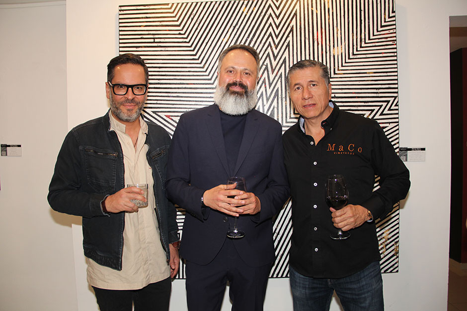 Nacho Lara, Fernando Sánchez y Jesús Maciel.