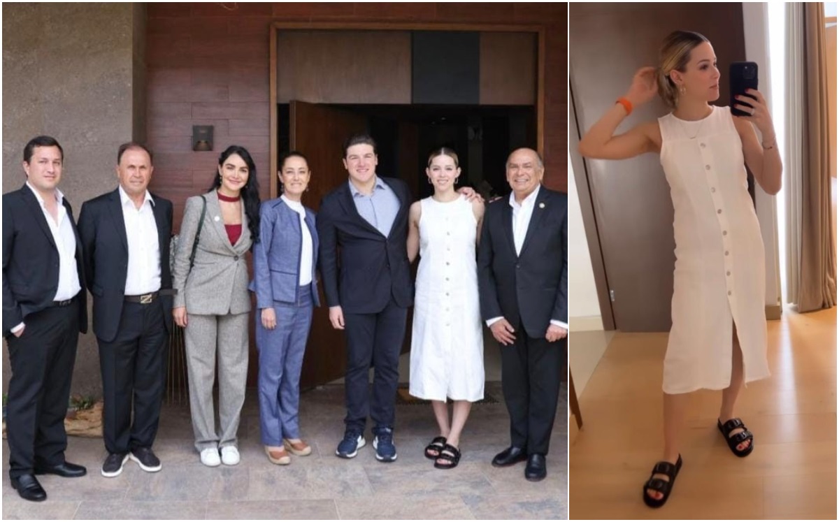 Mariana Rodríguez roba cámara con el vestido denim más fresco (Foto: IG)