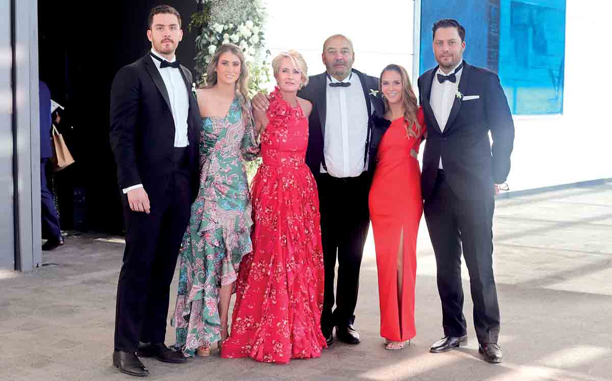 Diego Lozano, Nuria Oliva, Guera Valle, José Antonio Lozano, Lucila Andrade Y Patricio Lozano / Foto: Dennis Hernández