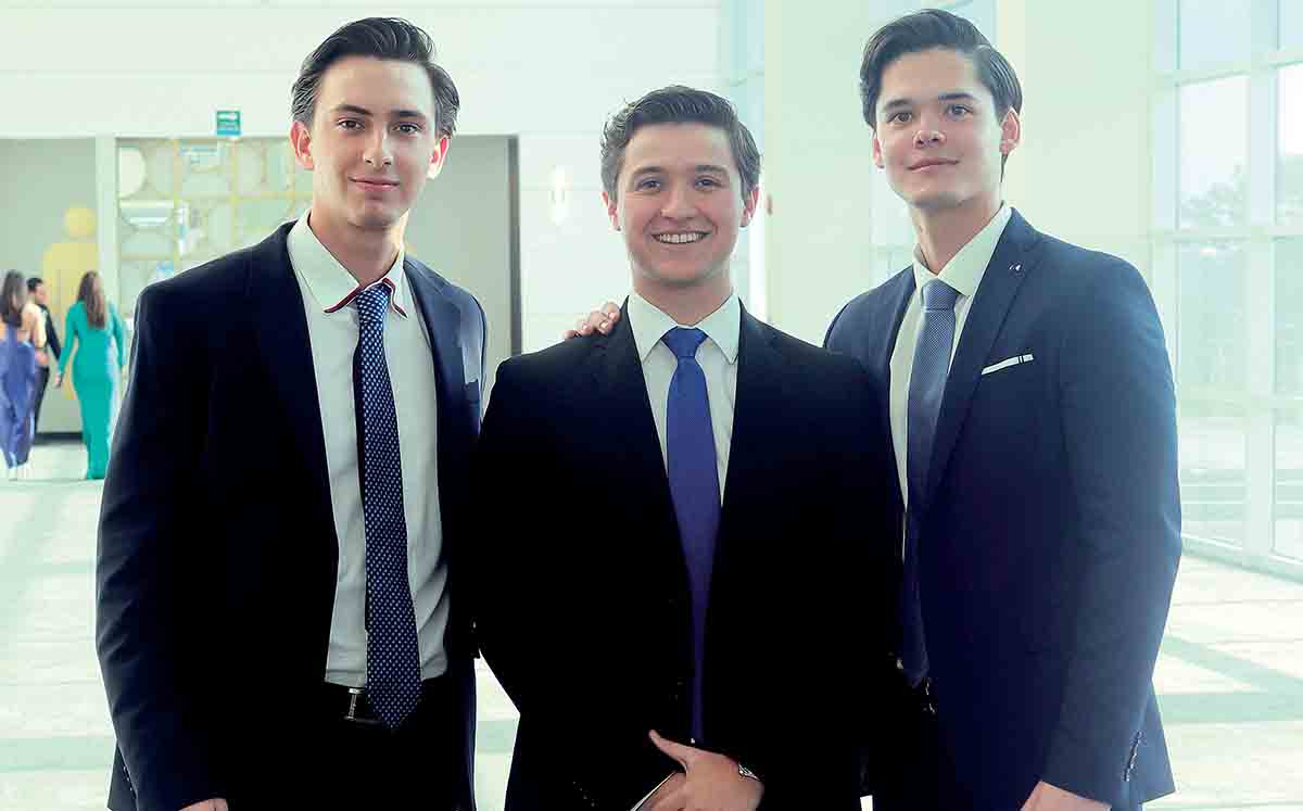 Alejandro Morales, Andrés Fernández y Alejandro Aguilar / Foto: Dennis Hernández