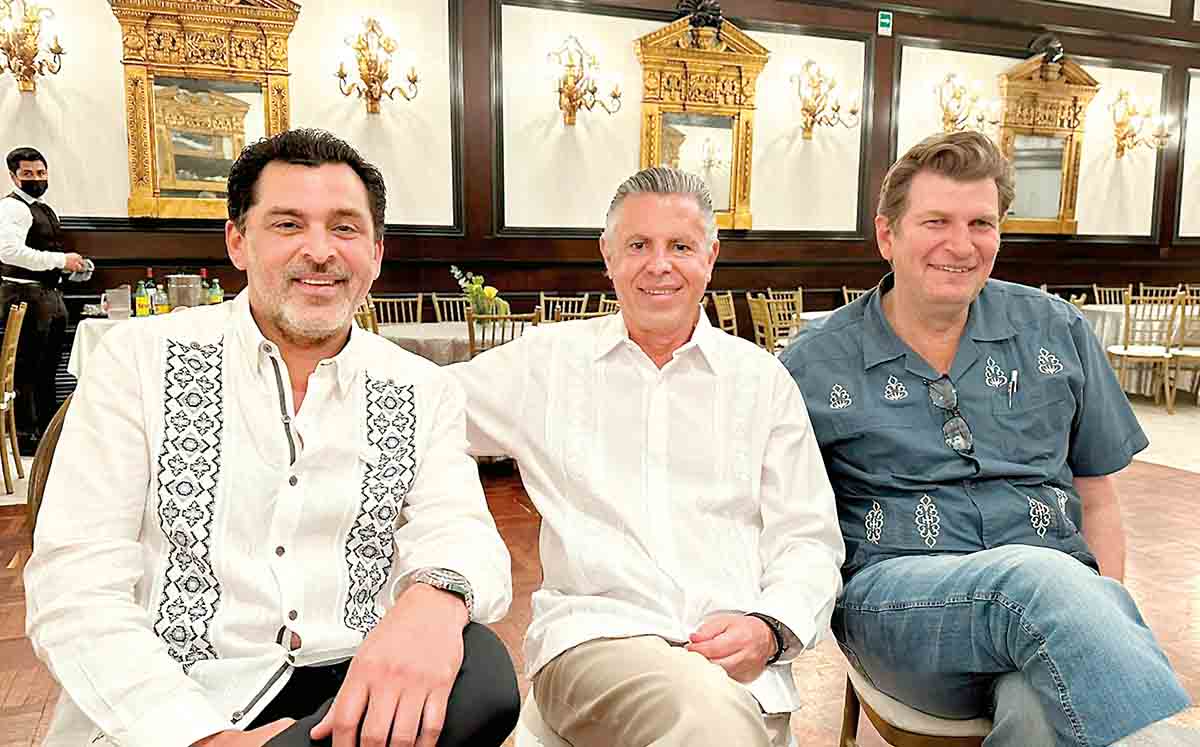 Rodrigo Rodríguez, Jesús Nader y Erik Abrahamson Blankenship / Foto: José Chang