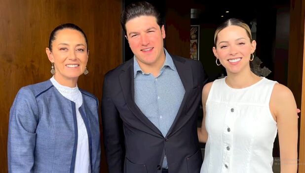 Mariana Rodríguez roba cámara con el vestido denim más fresco (Foto: IG)