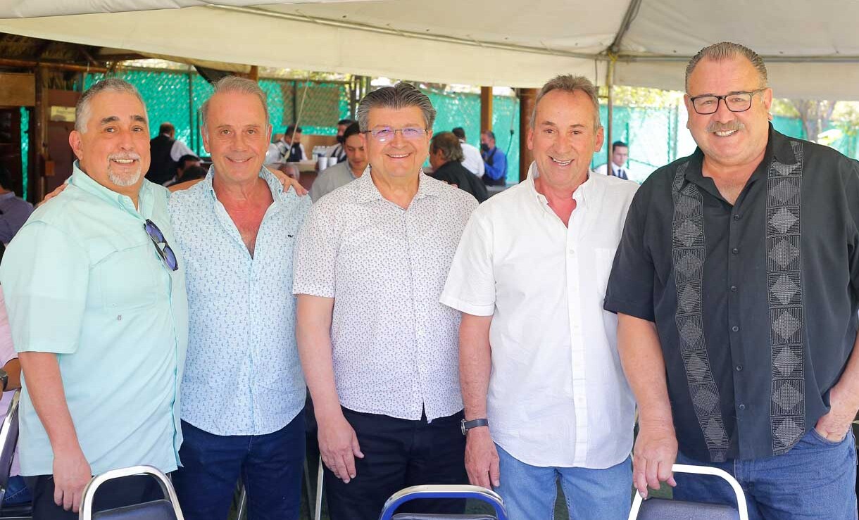 Pedro Garcia, Jaime Berlanga, Jesús Mario Garza, Gabriel Sañudo y Lorenzo De León Pruneda