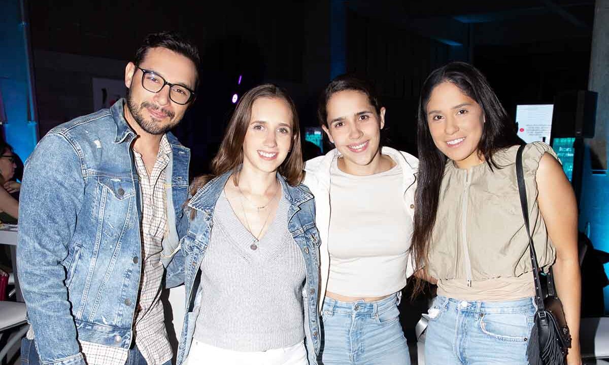 Santiago García, Mariana Vidaurreta, Regina Vidaurreta y Andrea Piña (Fotos: Manuel Salgado)