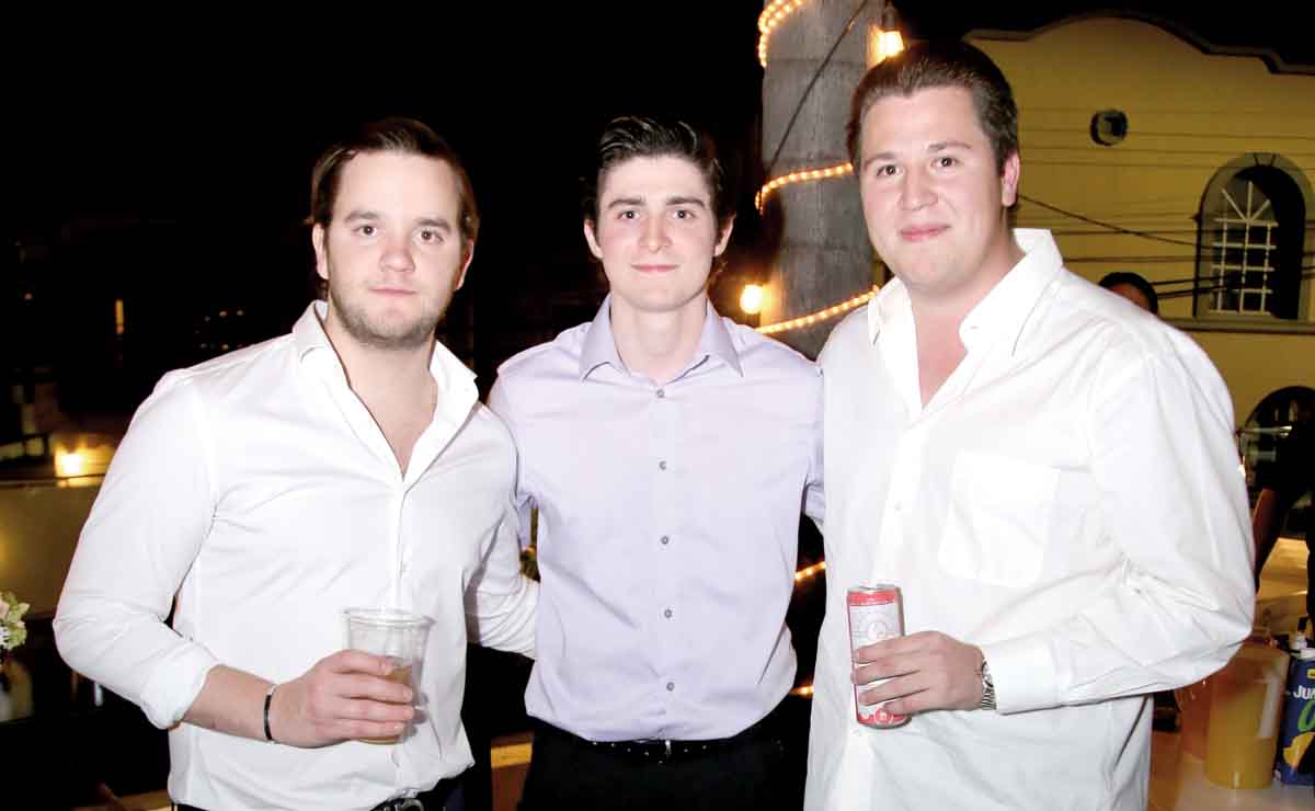 César Villarreal, Patricio Familiar y Hernán Rodríguez / Fotos: Daniel Saldívar