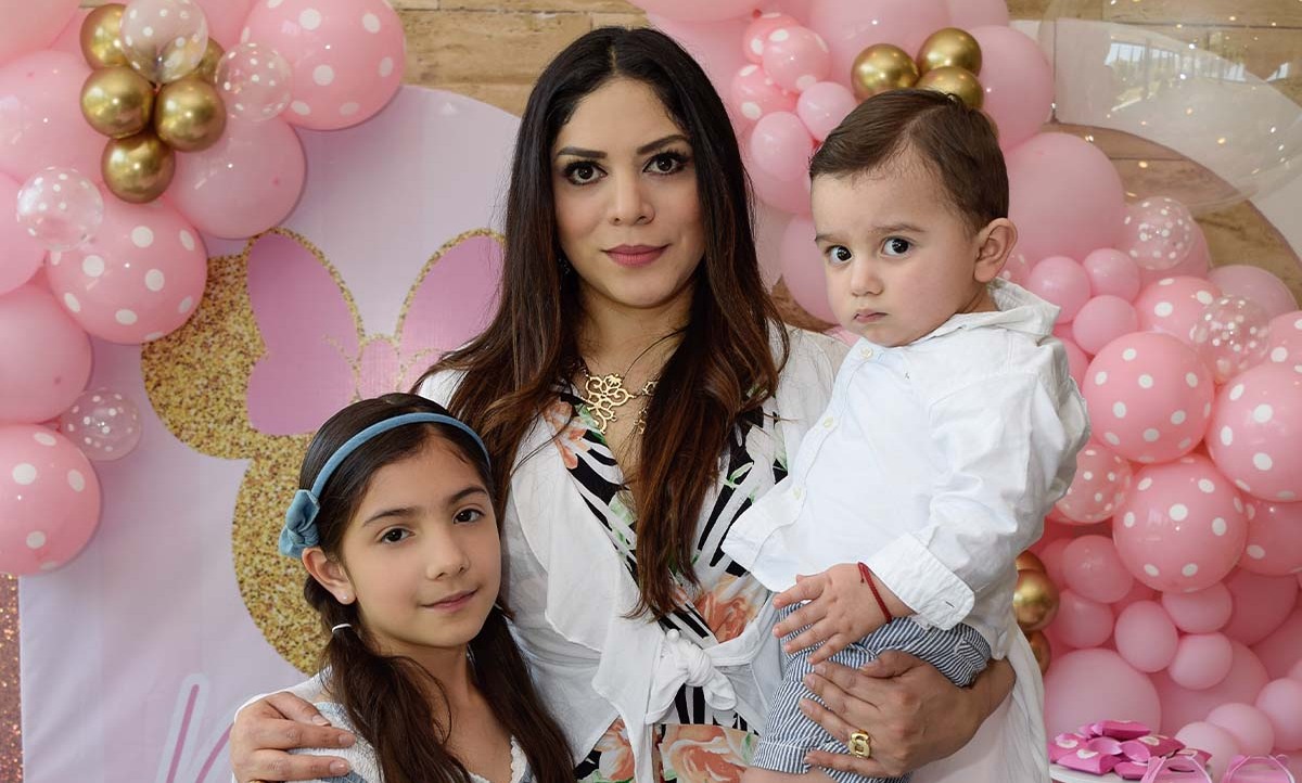 Eliza Salgado, Nelly Huesca y Diego Salgado