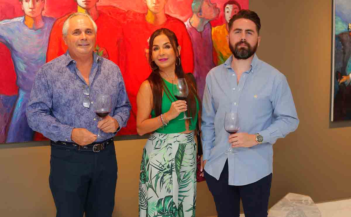 Eduardo Fajardo, Mónica Bernal y Adolfo Fajardo / Fotos: Daniel Saldívar