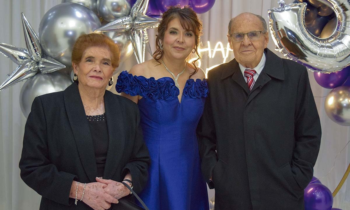 María Luisa Lozano, Ruth Eguiluz y Miguel Eguiluz