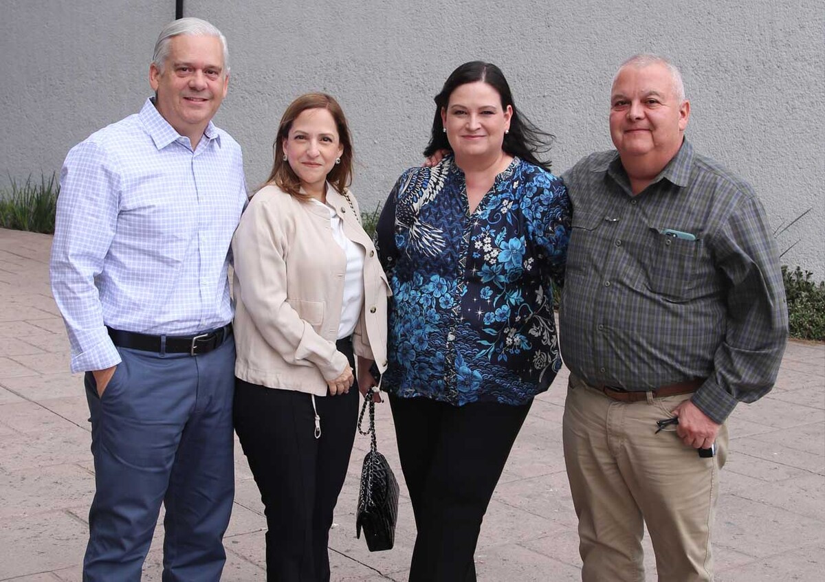 Francisco Ballesteros, Lorenza Herrera, Martha García y Juan Barragán