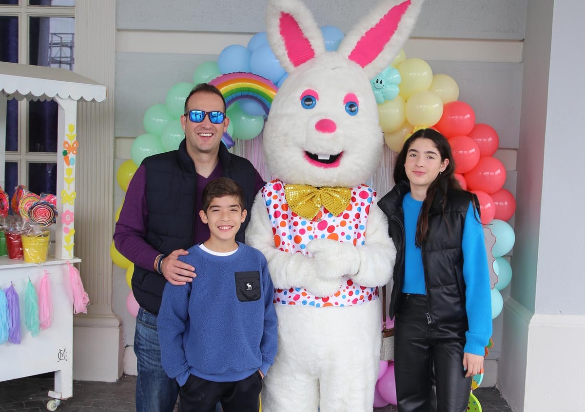 Francisco Flores, Santiago Flores y Valentina Flores / Foto: Roberto Alvarado