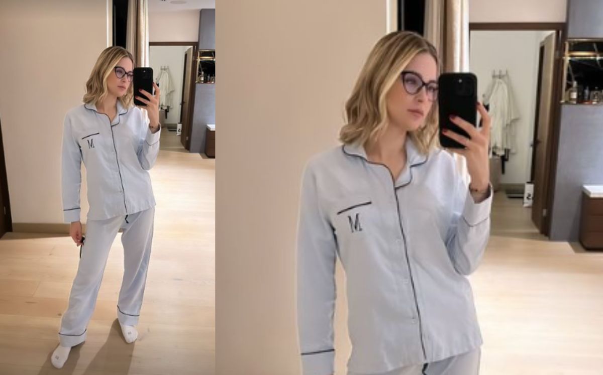 Mariana Rodríguez lleva la comodidad a otro nivel con pijama de seda