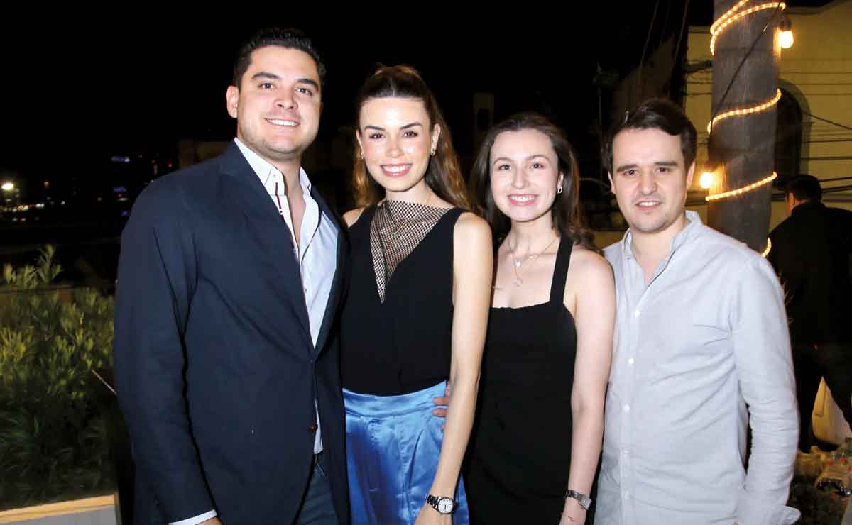 Mario Gámez, Paola Ruiz, Mony Marcos  y Jorge Villarreal  / Fotos: Daniel Saldívar