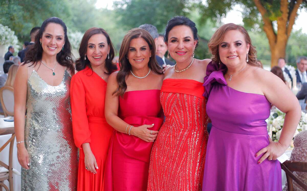 Marly De la Garza de González, Guille Romero, Pispis Vivanco, Rocío González Calderón y Claudia González