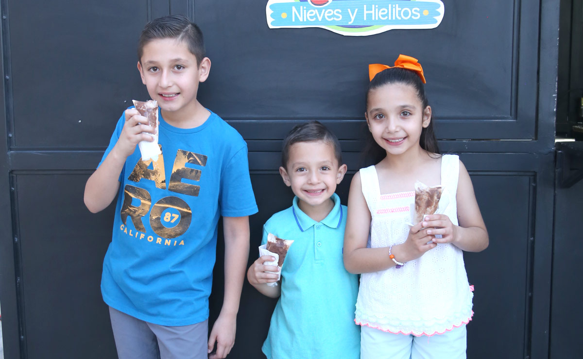 Mauricio, Nicolás y Bárbara