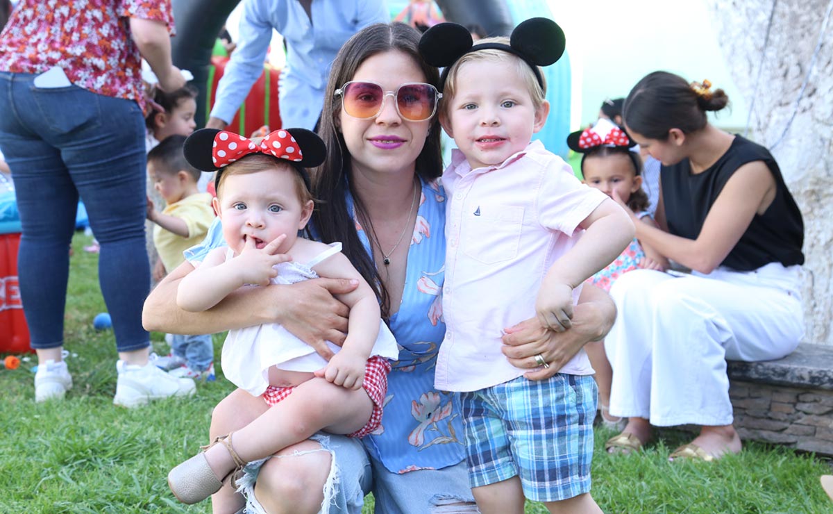 Rebeca, Estefanía y Bernardo