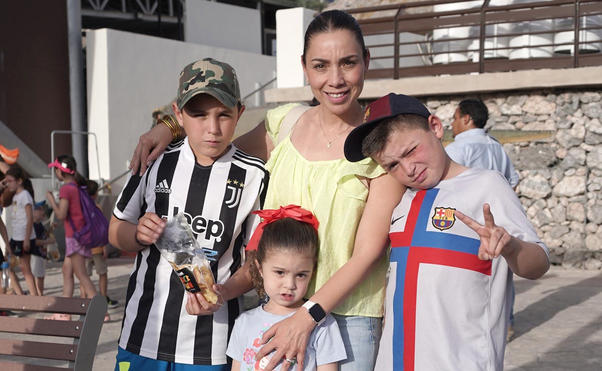 Rolando, Gaby, Esteban y María Inés