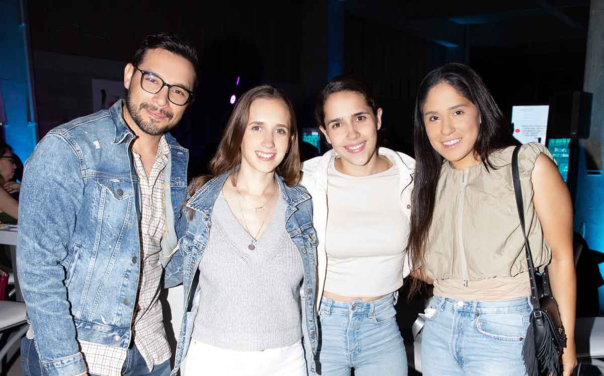 Santiago García, Mariana Vidaurreta, Regina Vidaurreta y Andrea Piña (Fotos: Manuel Salgado)