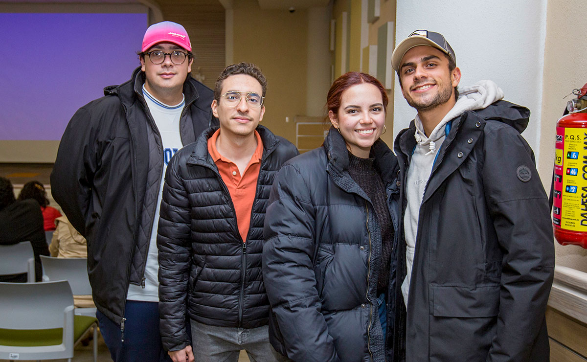 Carlos Cunille, José Tinoco, Daniela Coria, y Eduardo Ramírez