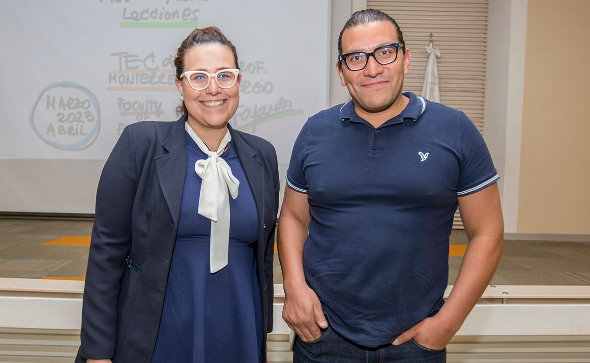 Dinora Estrada y Jacobo Díaz