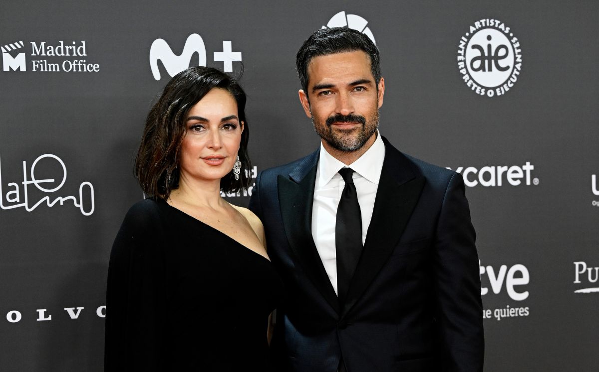 Ana de la Reguera y Poncho Herrera van juntos a Premios Platino 2023 (Getty)