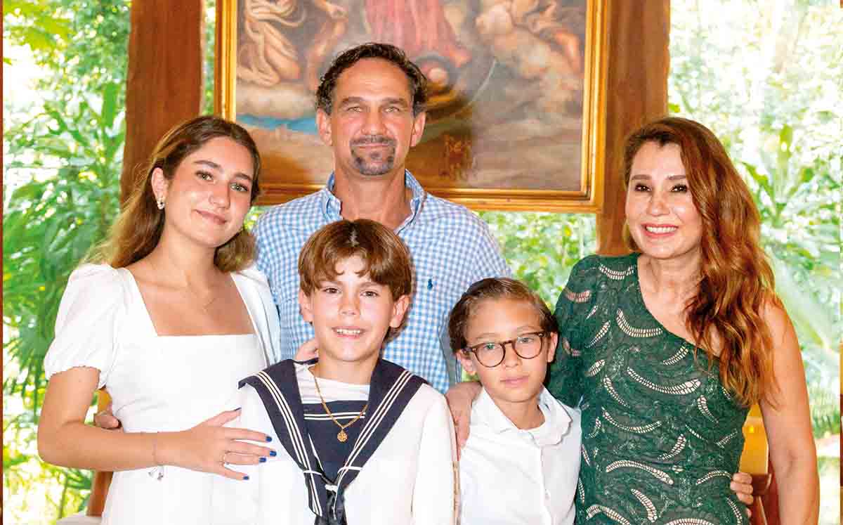 Andrea porto, renato porto, gustavo moral, leonardo porto y fernanda gonzález / Foto: Cortesía