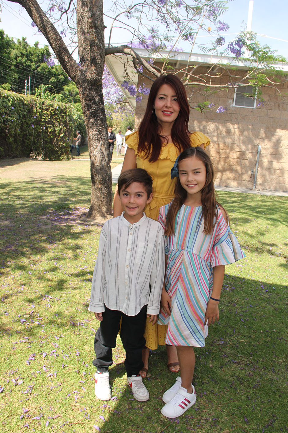 Sofía Peralta, Jacob Kozlovski y Andrea Kozlovski