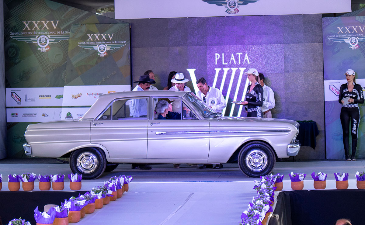 Uno de los ganadores del Gran Concurso Internacional de Elegancia