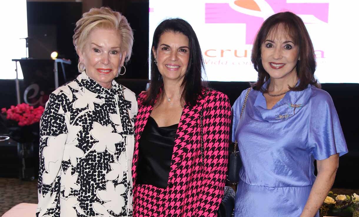 Betty Zybert de Schwarz, Janet Schwarz de Wapinski y Geledis Llano de Chapa