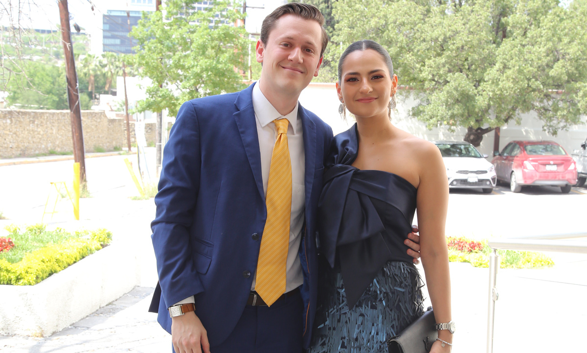 Miguel Botello y María Paula Garza / Foto: Roberto Alvarado