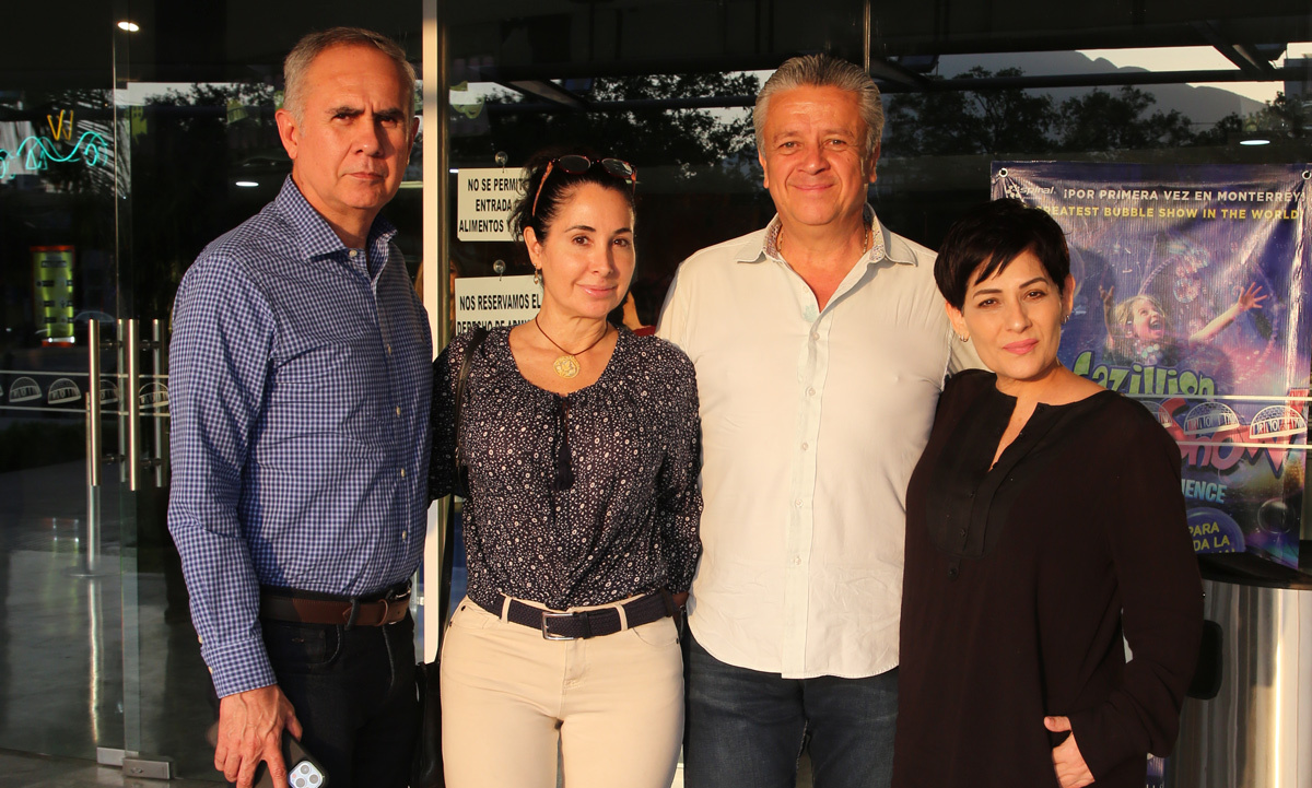 Humberto Camacho, Norma Adame, Agustín Suárez y Ale Álvarez / Foto: Roberto Alvarado