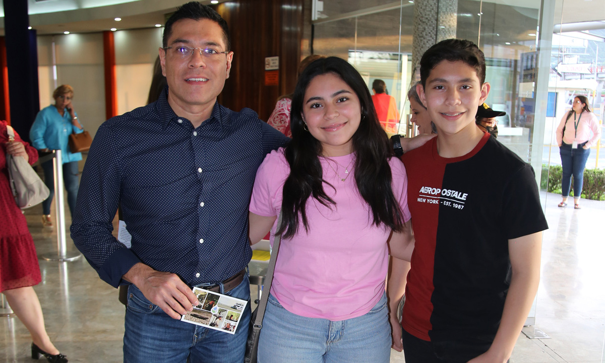 Víctor Padrón, Ana Padrón y David Padrón / Foto: Roberto Alvarado