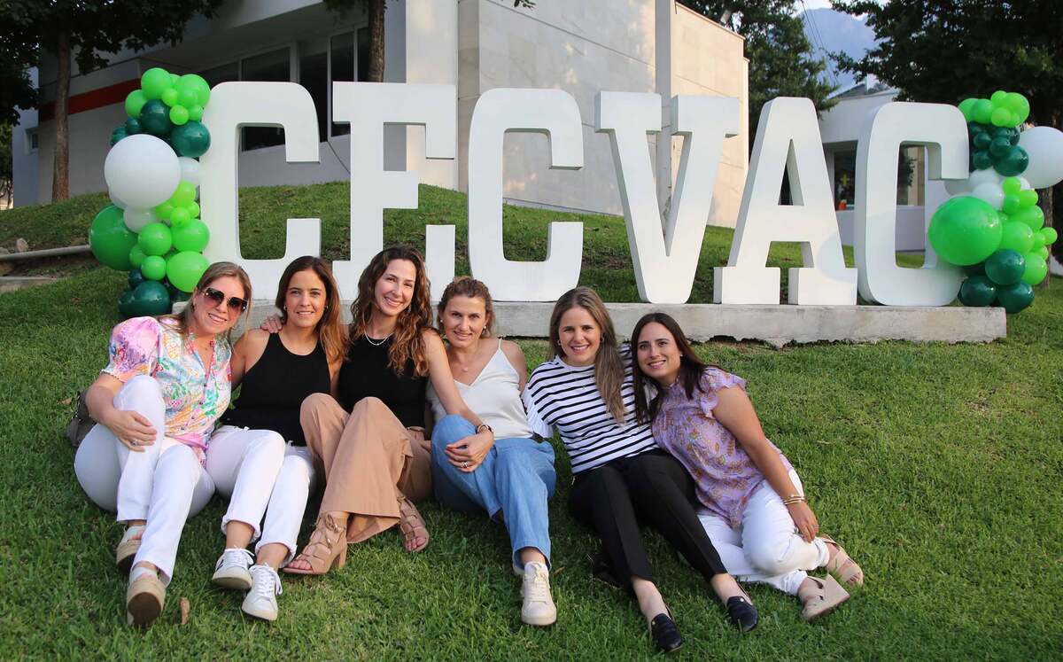 Mariana Garza de Treviño, Paty Villarreal de Villarreal, Sylvia González de Belden, Karla Martínez, Bárbara Martínez y Marce Porte de Gorena