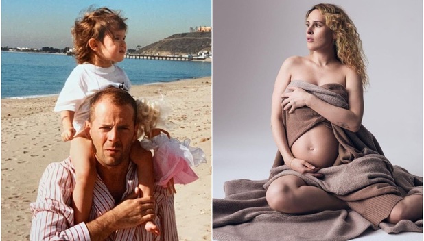 Bruce Willis conoce a su primera nieta, Loutta Isley (Foto: Instagram)