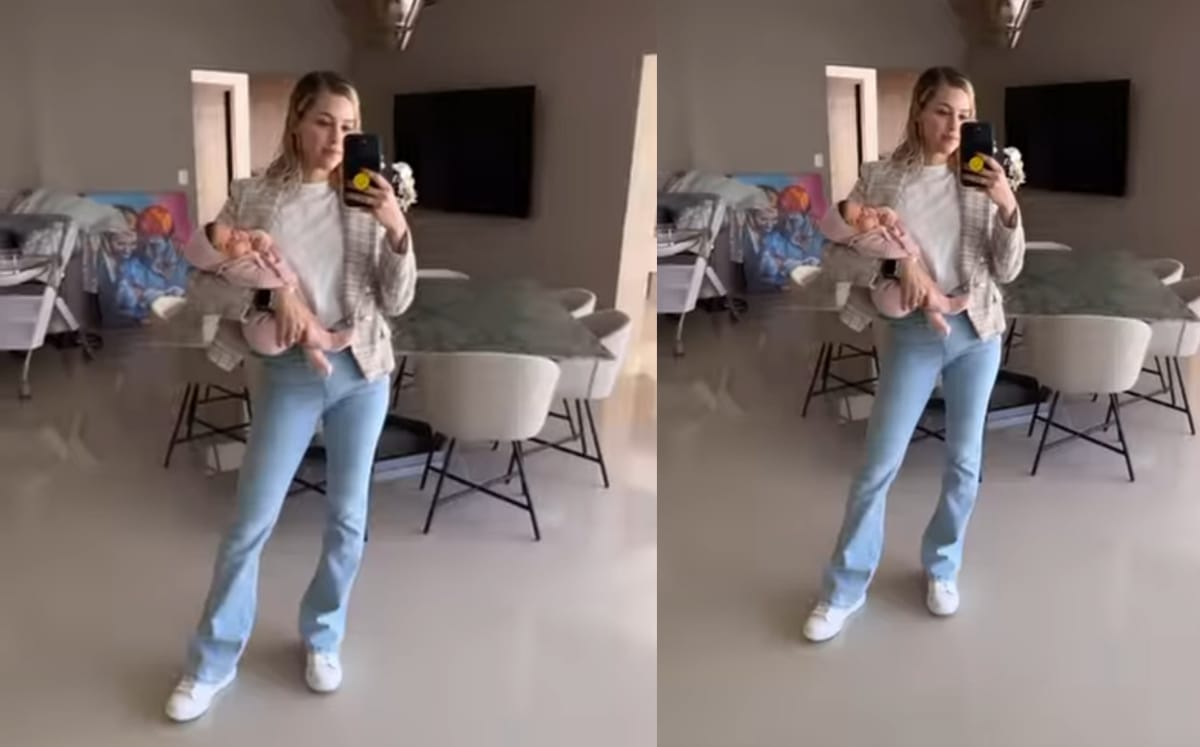 Mariana Rodríguez deja sin aliento al usar jeans acampanados