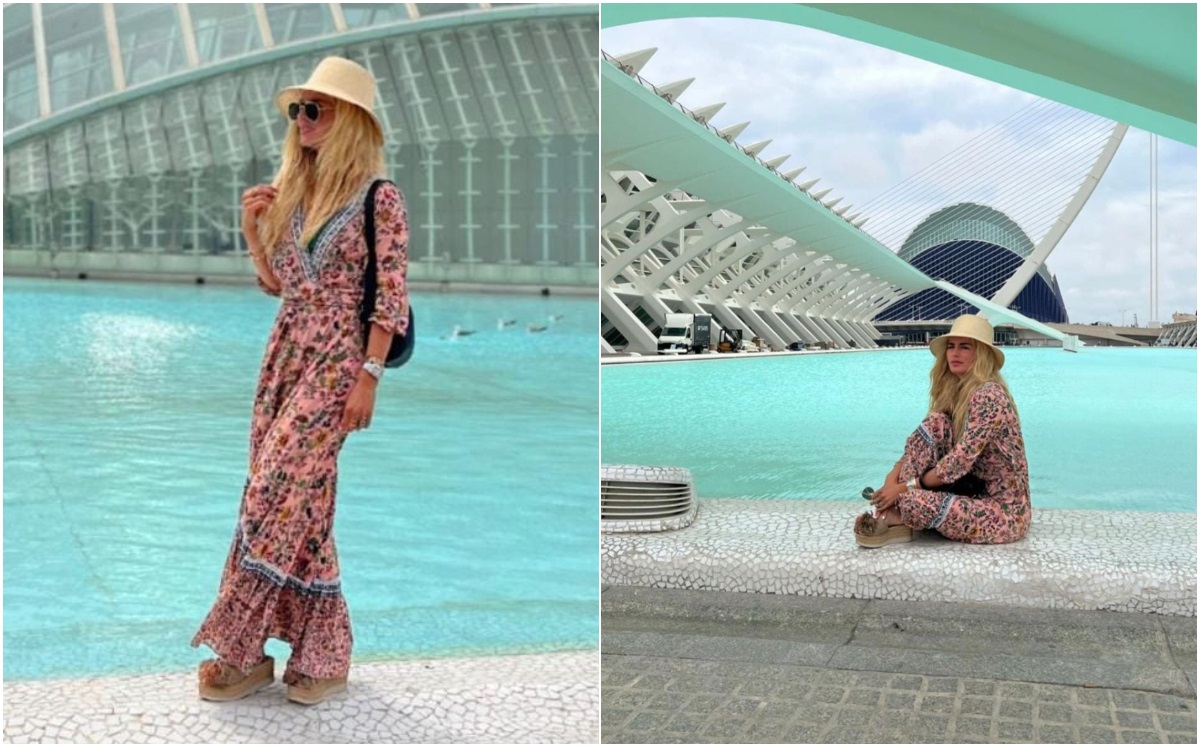 Tania Ruiz roba suspiros desde Valencia con el vestido más chic (Foto: Instagram)