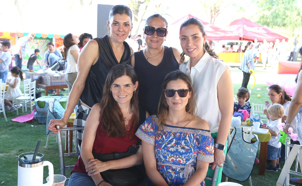 Sofía, Lucía, Tayra, Diana y Gaby