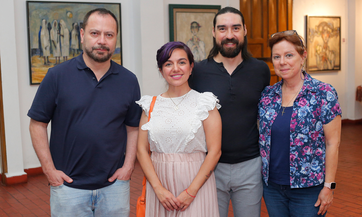 Miguel Ángel Cantú, Michelle Carrizosa, Jesús Almaguer y Amelia Loyola / Foto: Daniel Saldívar
