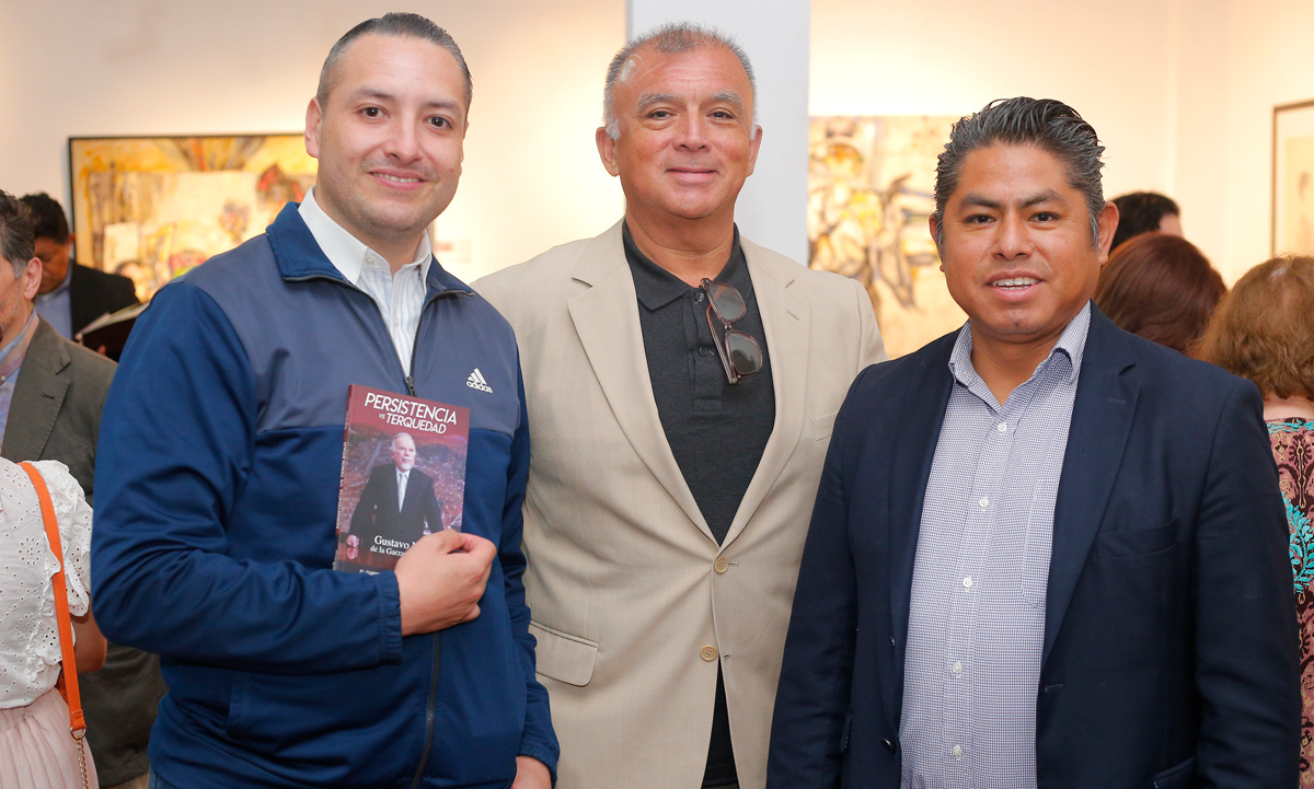 José Nicolás Moya, José Benítez y Rafael Hernández / Foto: Daniel Saldívar