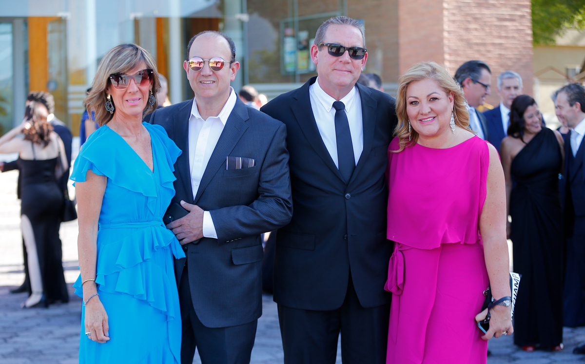 Alejandra de Elizarrarás, Eduardo Elizarrarás, Kevin Gallagher y Carmen Gallagher / Foto: Daniel Saldívar