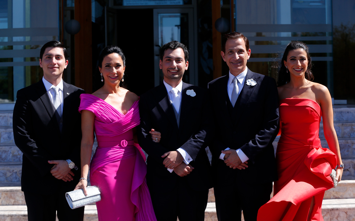 Andrés Kalifa, Laura Valdés de Kalifa, Antonio Kalifa, Antonio Kalifa y Mariana Kalifa / Foto: Daniel Saldívar